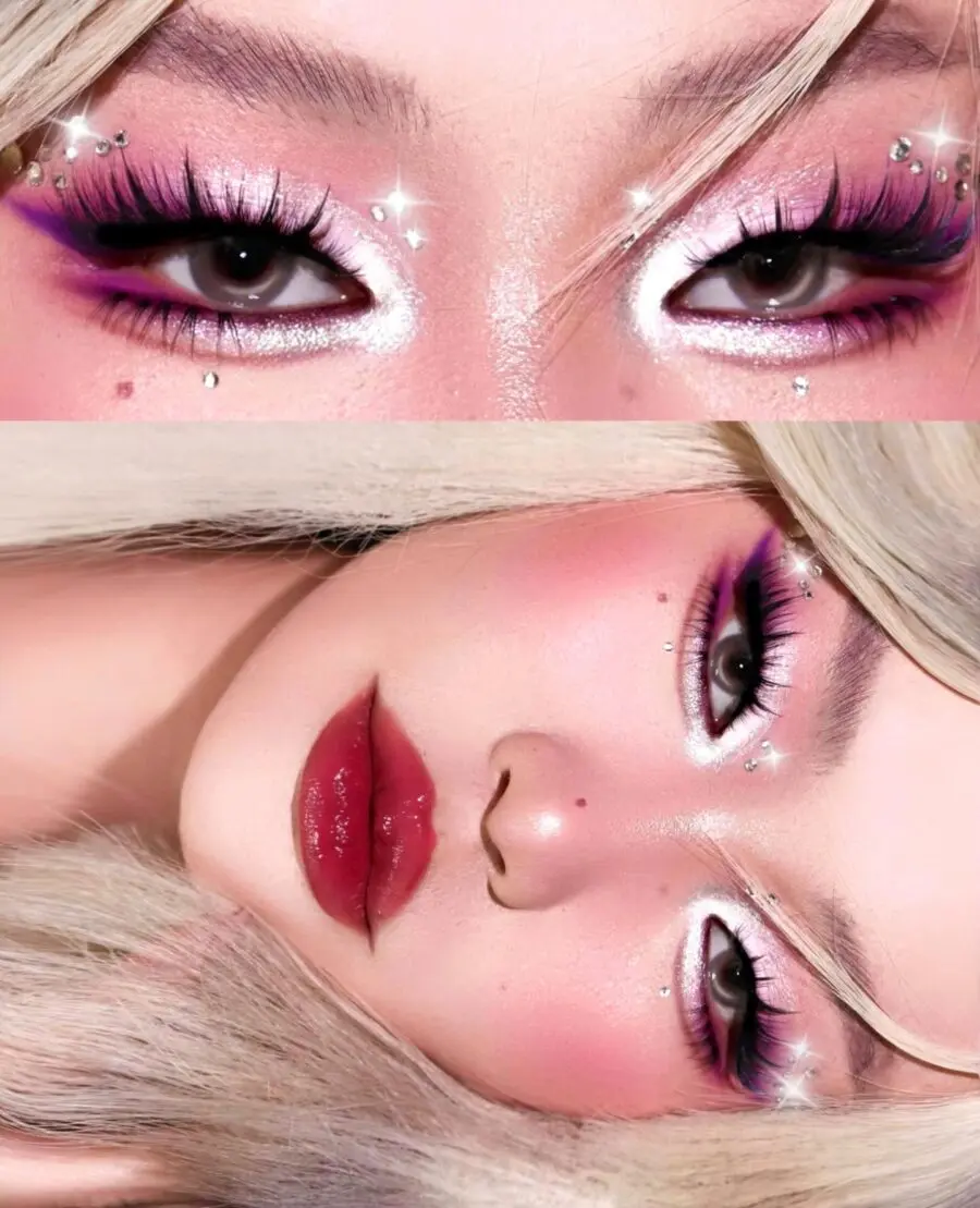 Glamorous Douyin Makeup with Stunning Highlights