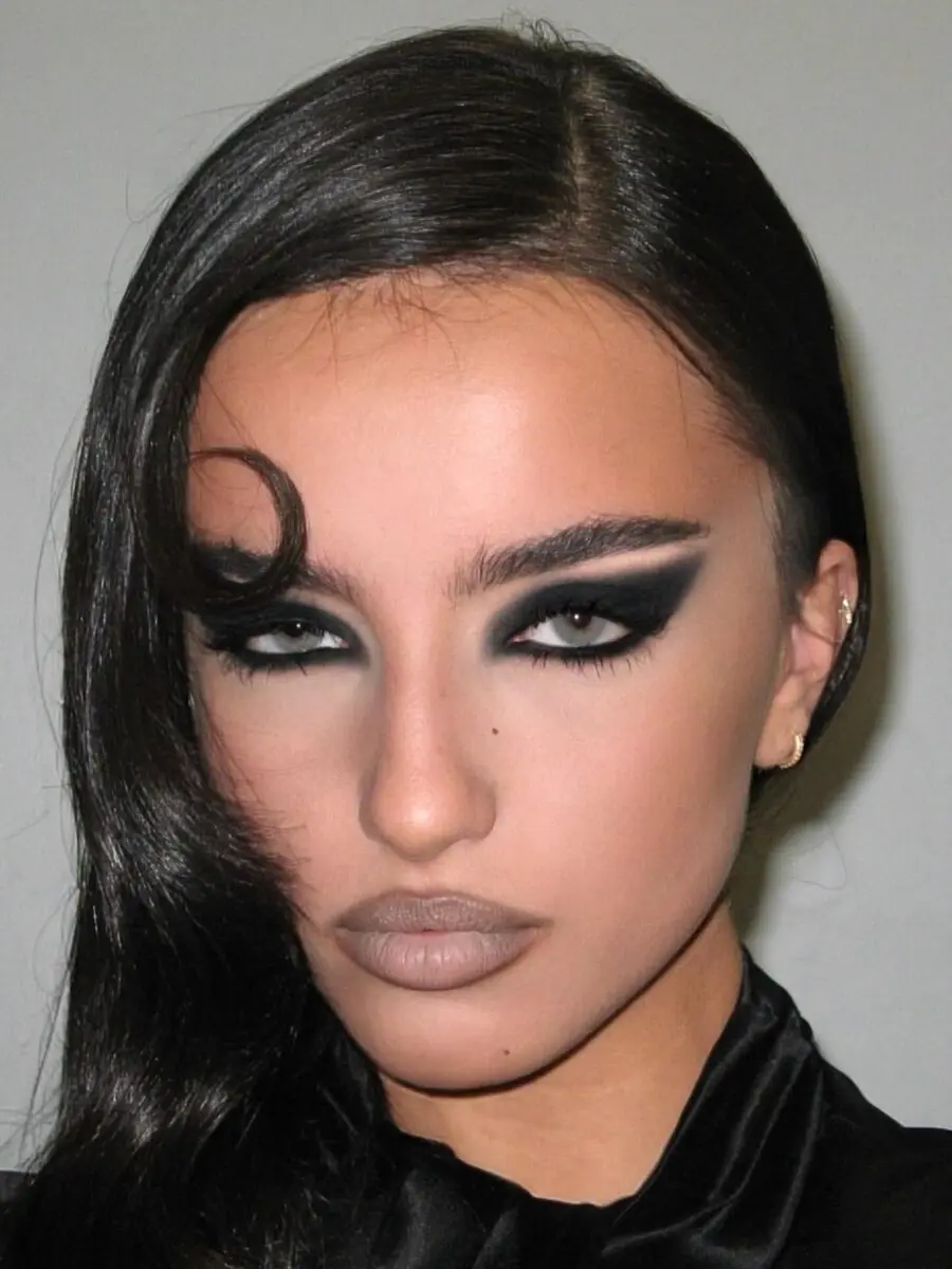 Stunning Smokey Eye with Soft Lips