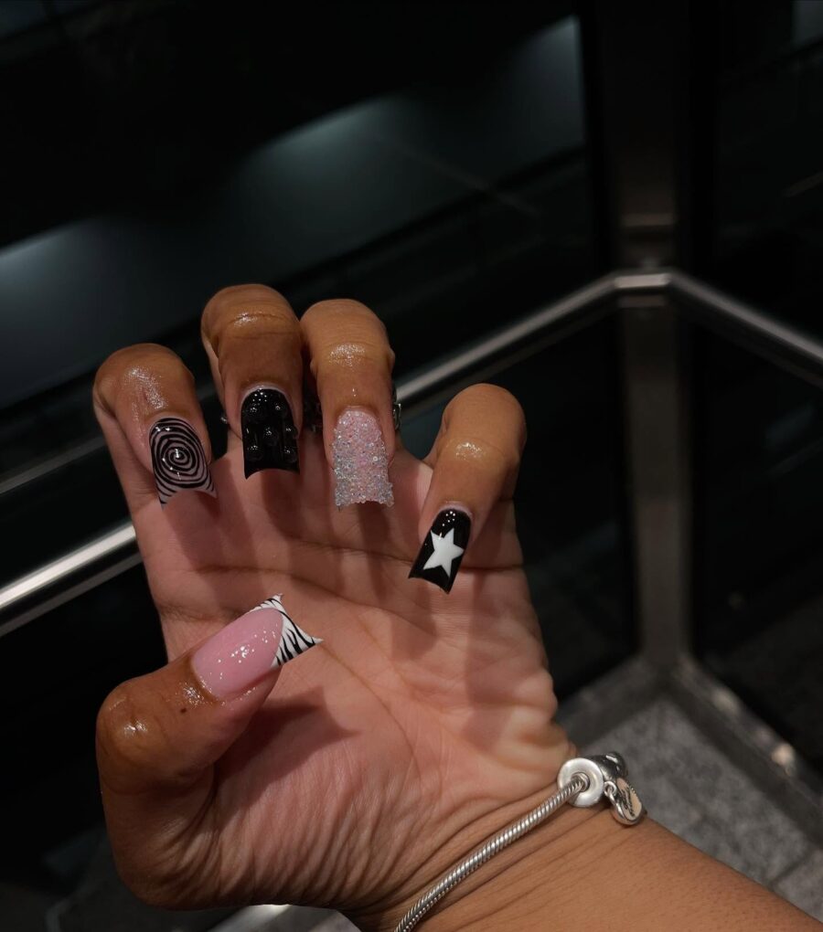 Playful and Edgy Duck Nail Art Inspiration