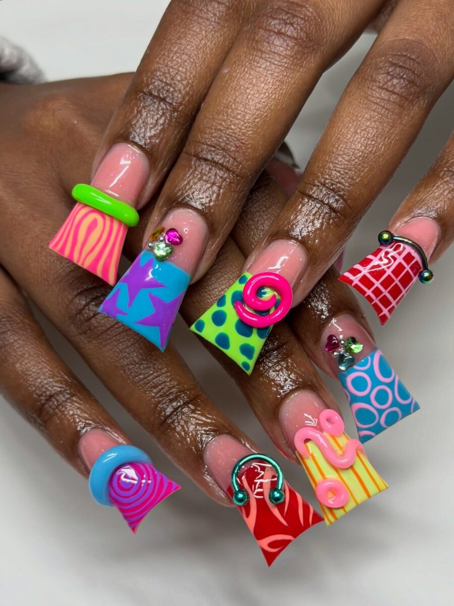 Vibrant and Creative Duck Nail Designs