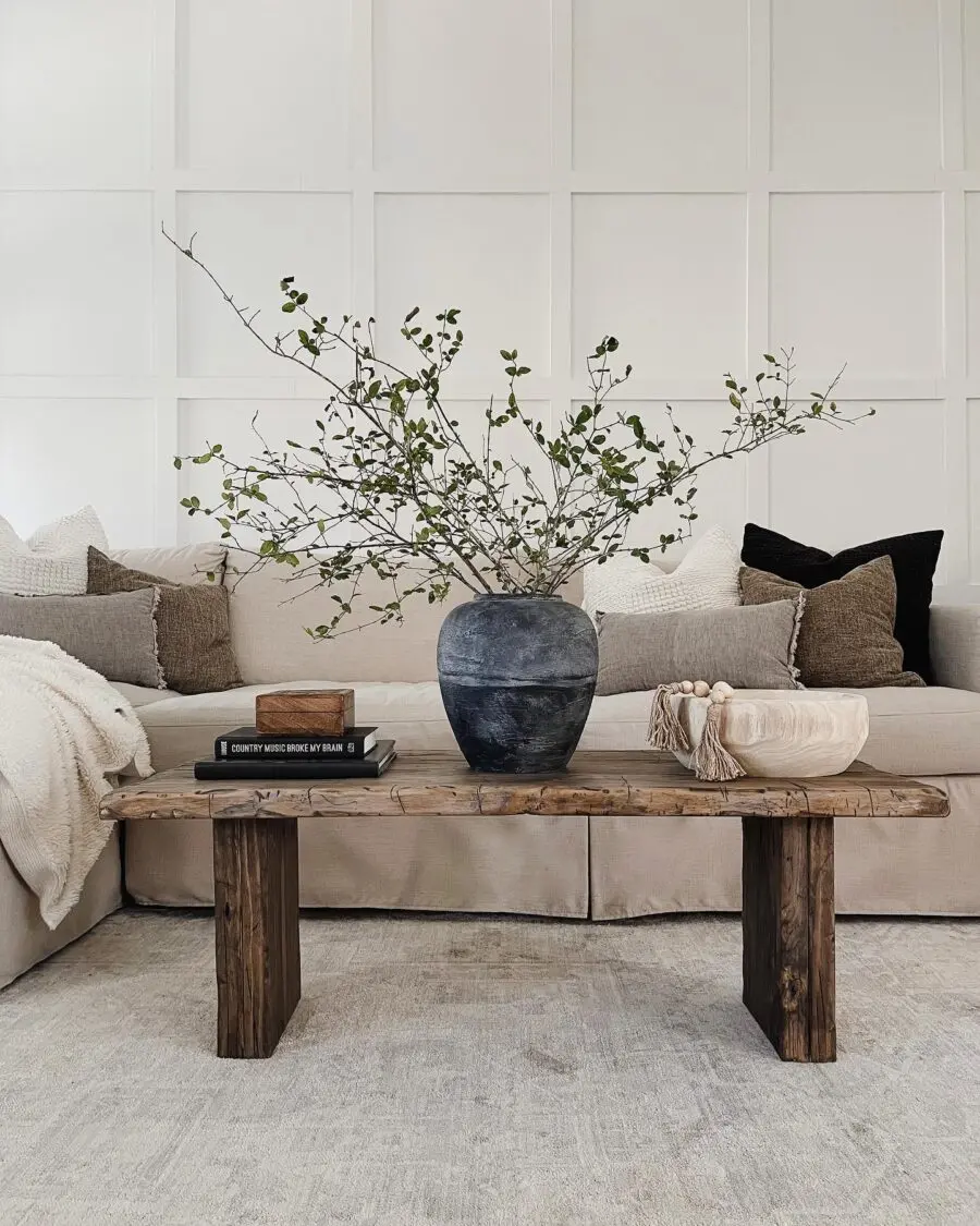 Simple yet Elegant Coffee Table Arrangement
