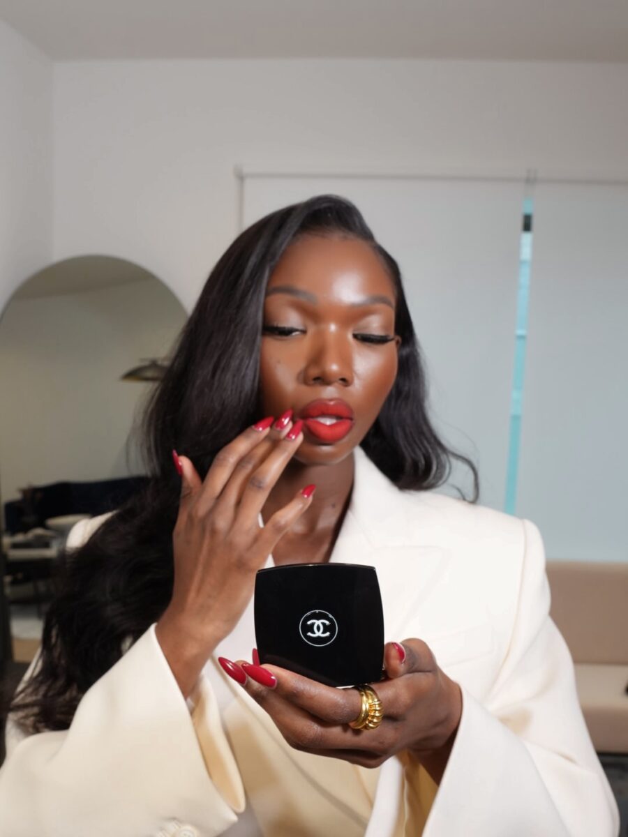 Chic Evening Look for New Year's Celebration