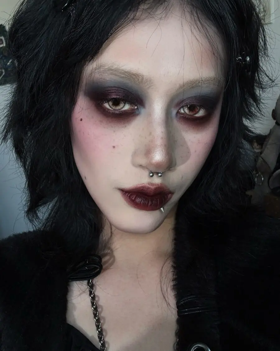 Bold dark visuals with vampy undertones