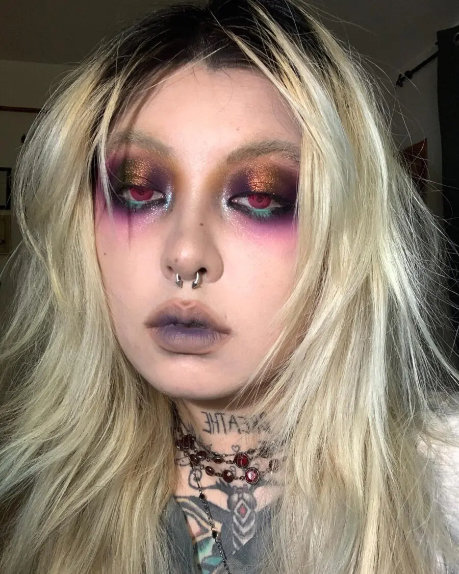 Bold colors and dramatic emo vibes