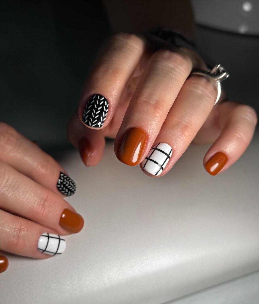 Chic Fall Nail Art with Trendy Designs