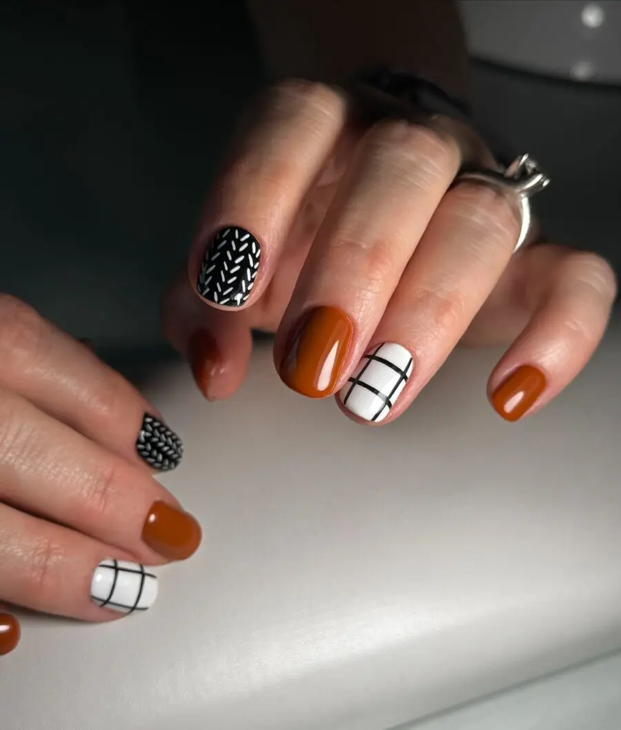 Chic Fall Nail Art with Trendy Designs