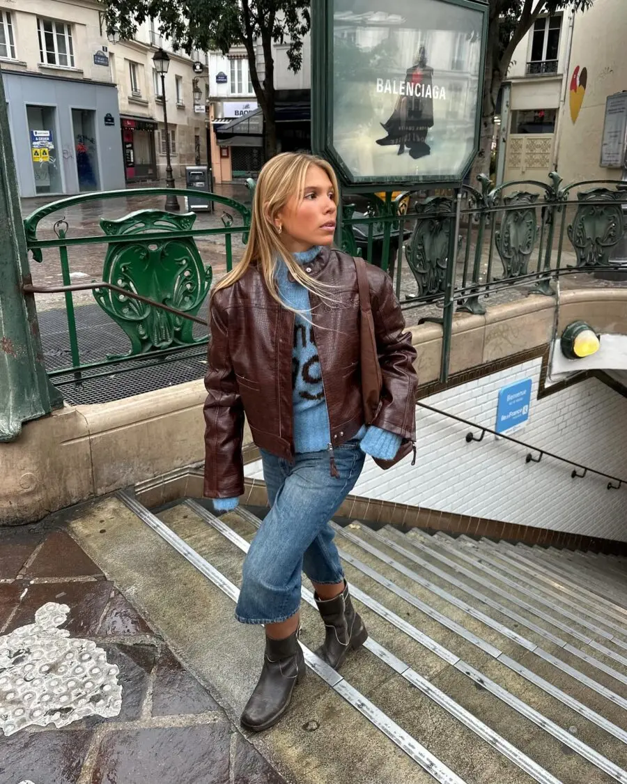 Chic Fall Style with Layers and Textures