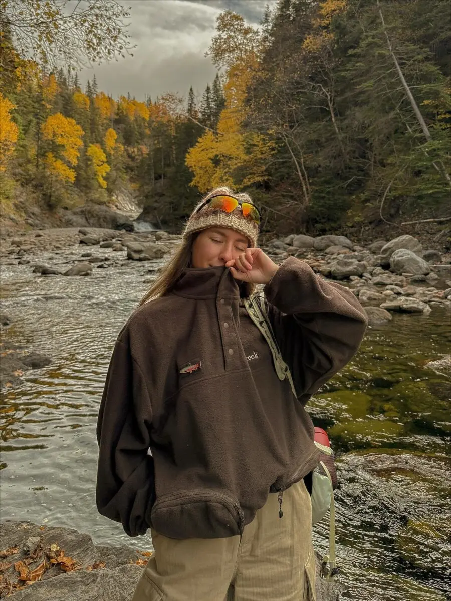 Cozy fall outfit for outdoor adventures