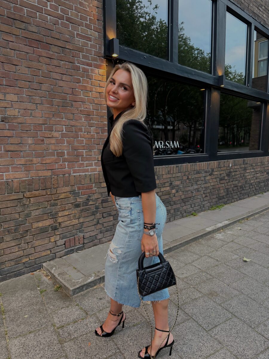 Chic look for a night out on the town
