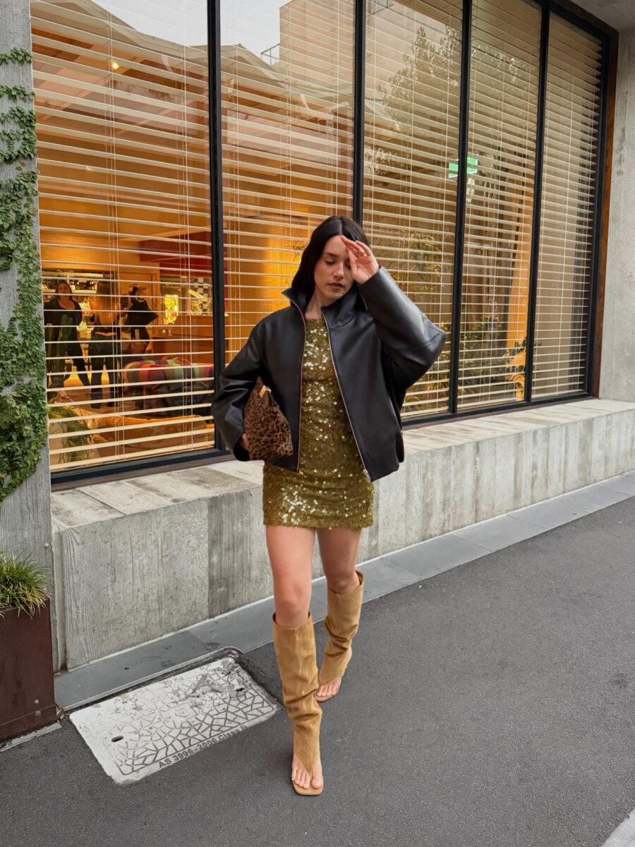 Stylish Glam Outfit for Night Out
