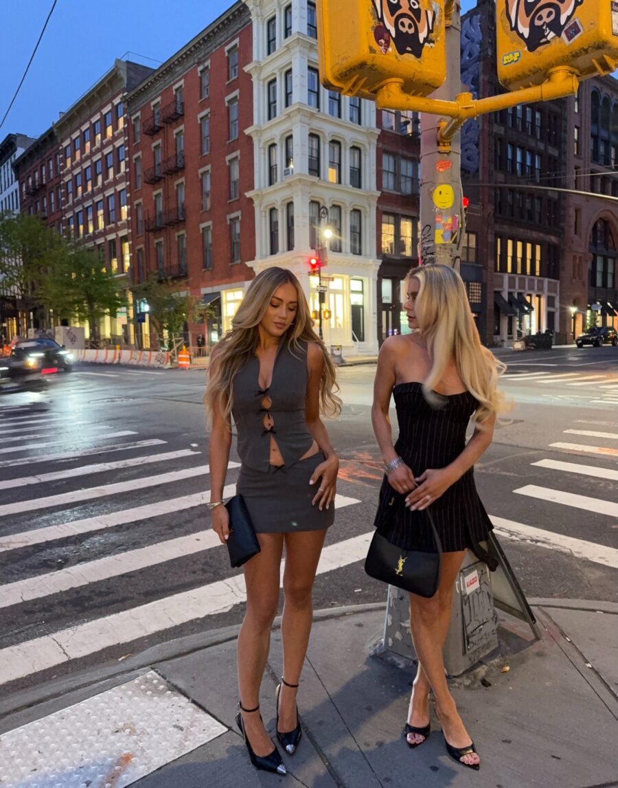 Chic nightouts in stylish mini dresses
