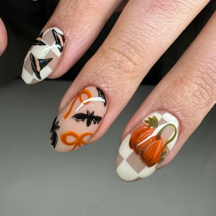 Spooky and Stylish Halloween Nail Art
