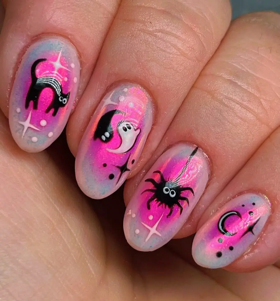 Spooky Nail Art for Halloween Enthusiasts