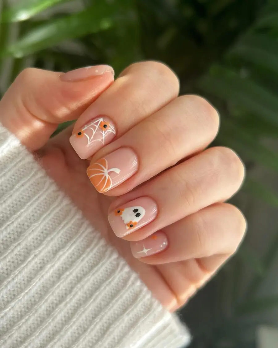 Chic Halloween Nail Art for Festive Vibes