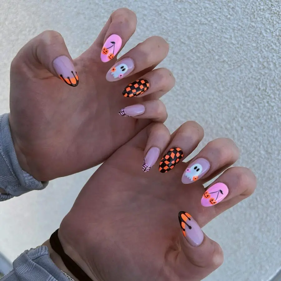 Spooky and fun Halloween nail art collection