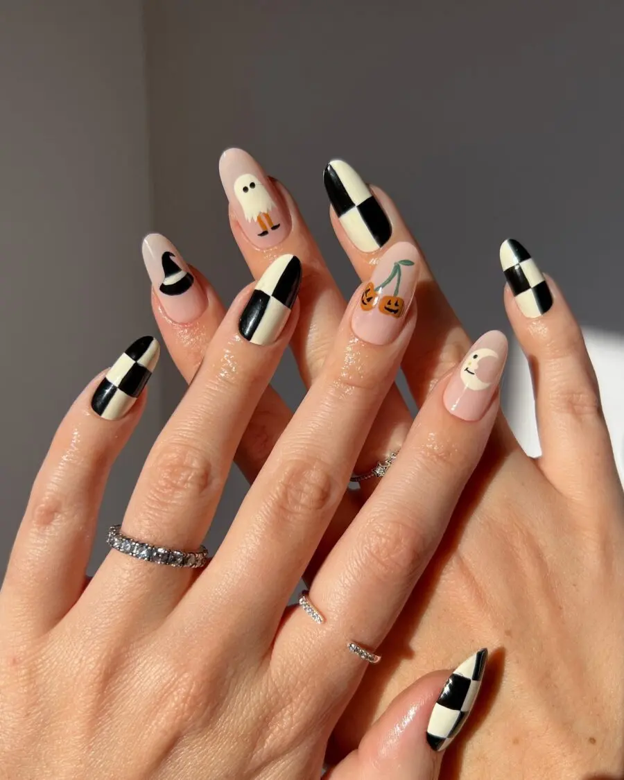 Charming Halloween Nail Art Inspiration