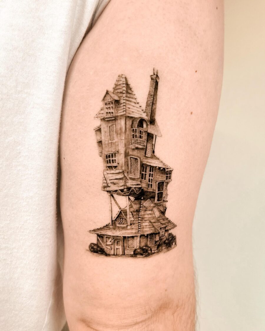 Intricate Shrieking Shack Tattoo Inspiration
