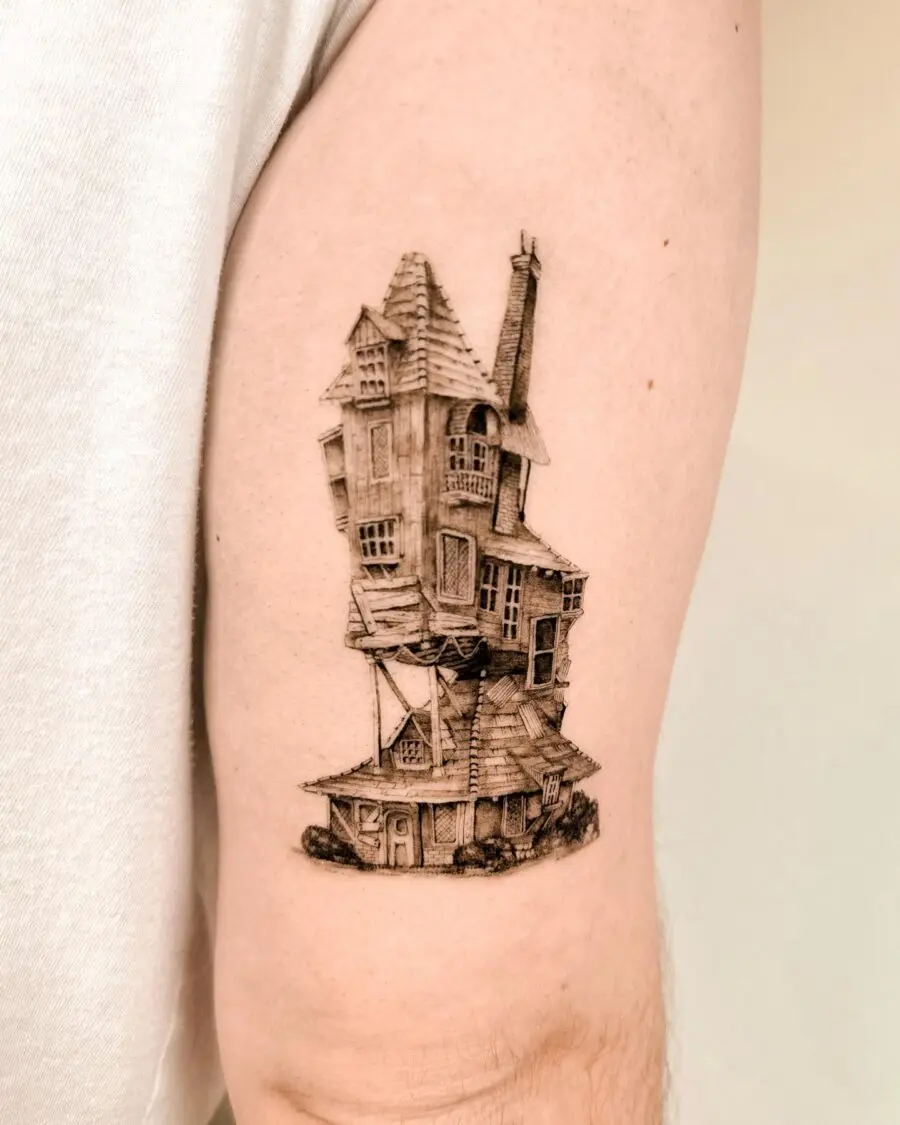 Intricate Shrieking Shack Tattoo Inspiration