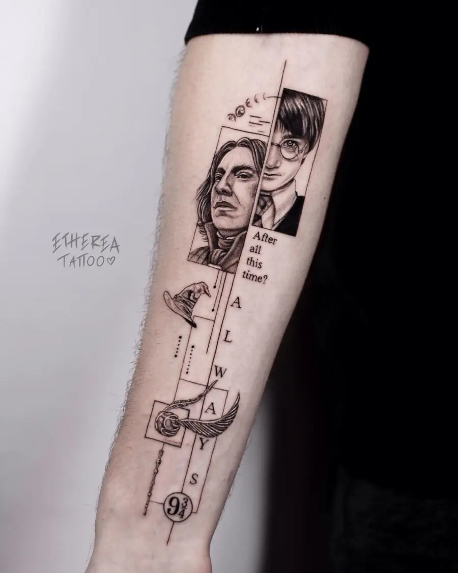 Emotional tribute to Snape and Harry Potter