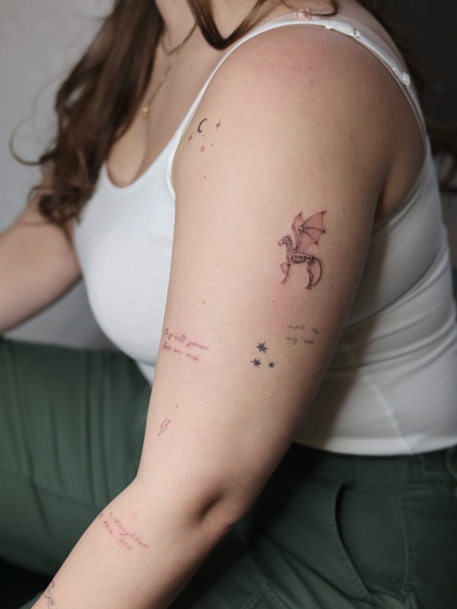 Whimsical Harry Potter-inspired tattoo designs
