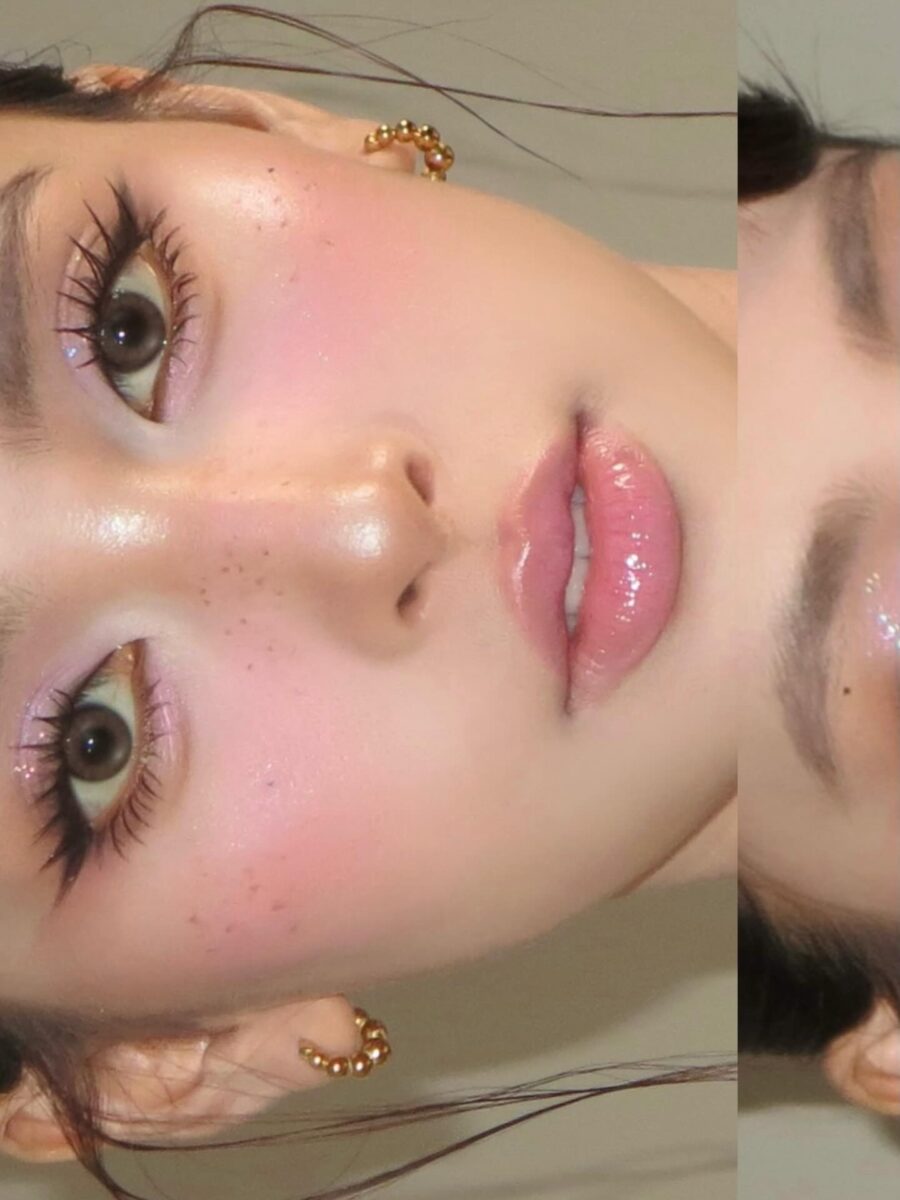 Fresh and playful Igari makeup look