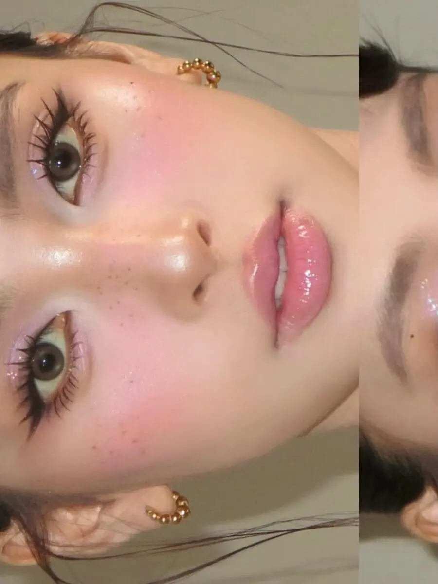 Fresh and playful Igari makeup look