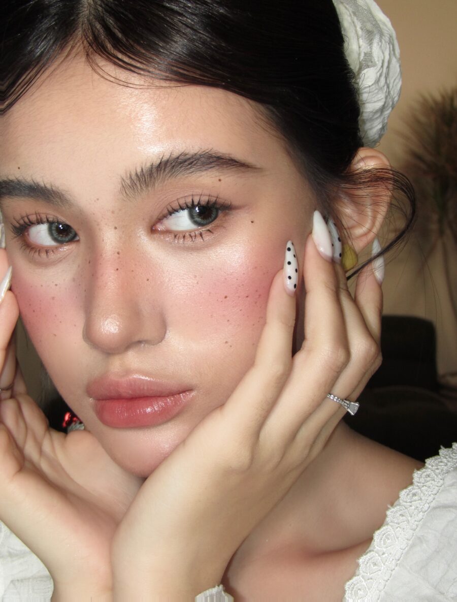 Fresh and playful igari makeup look