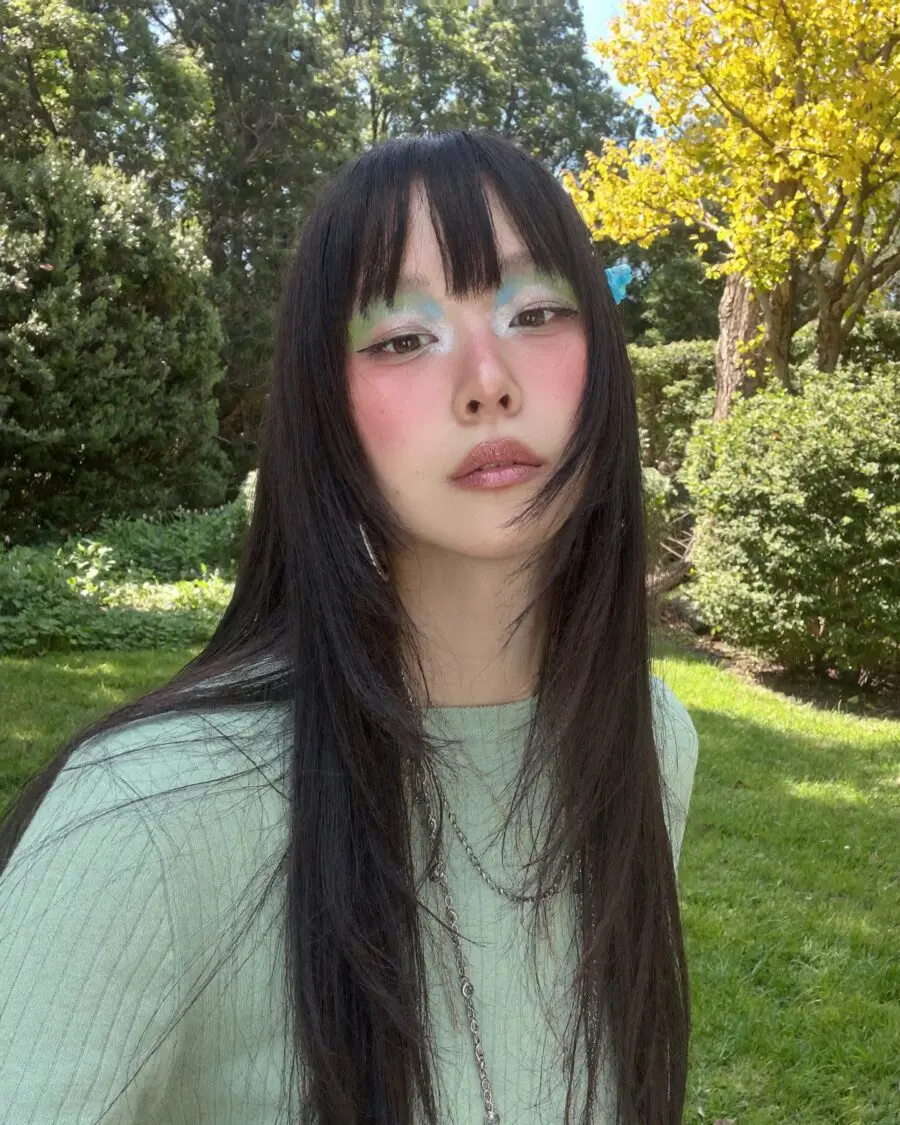 Fresh and playful igari makeup style