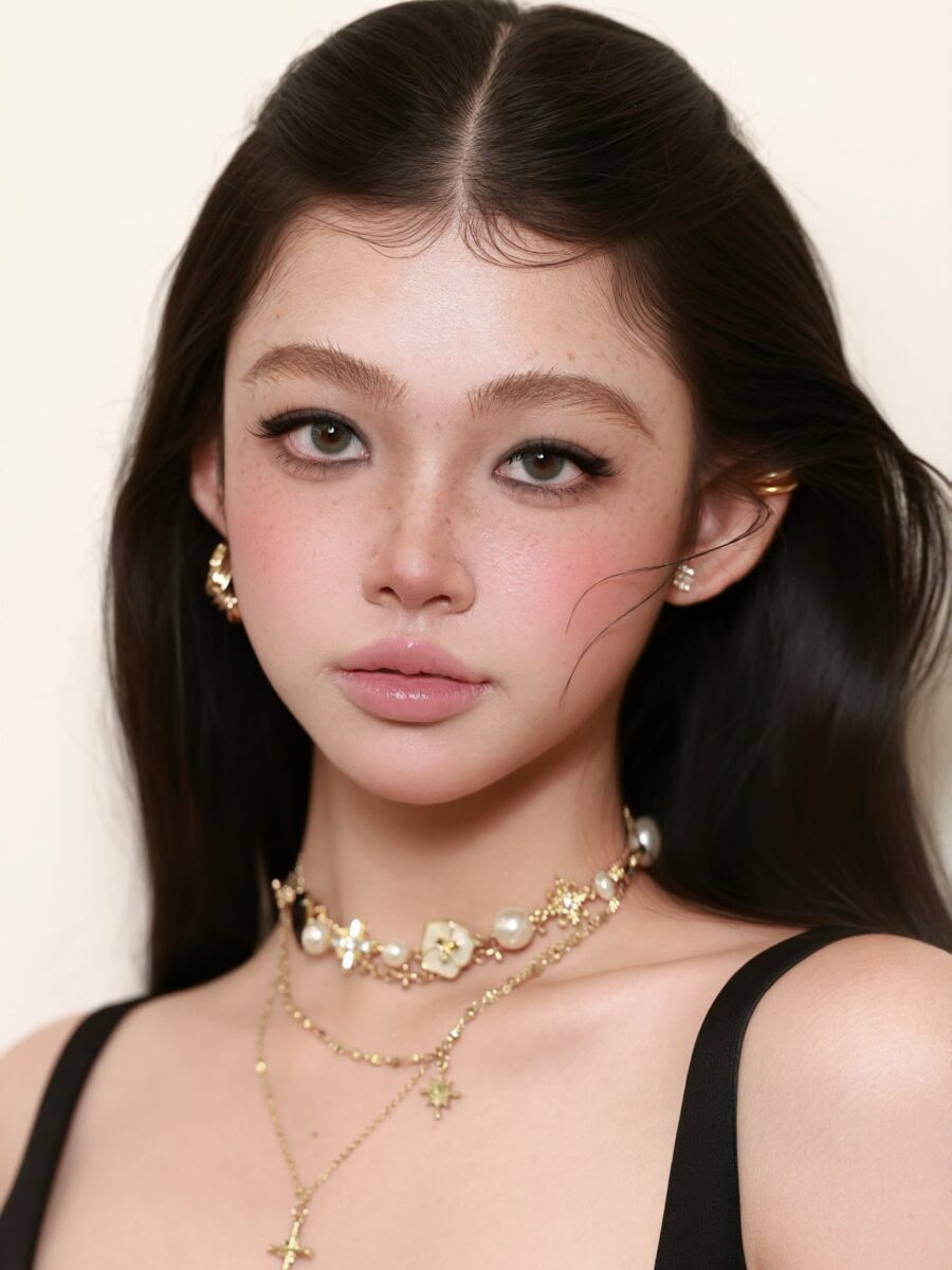 Charming igari makeup with youthful vibes