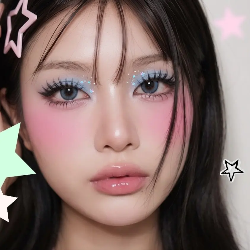 Pastel Starry Igari Makeup Look