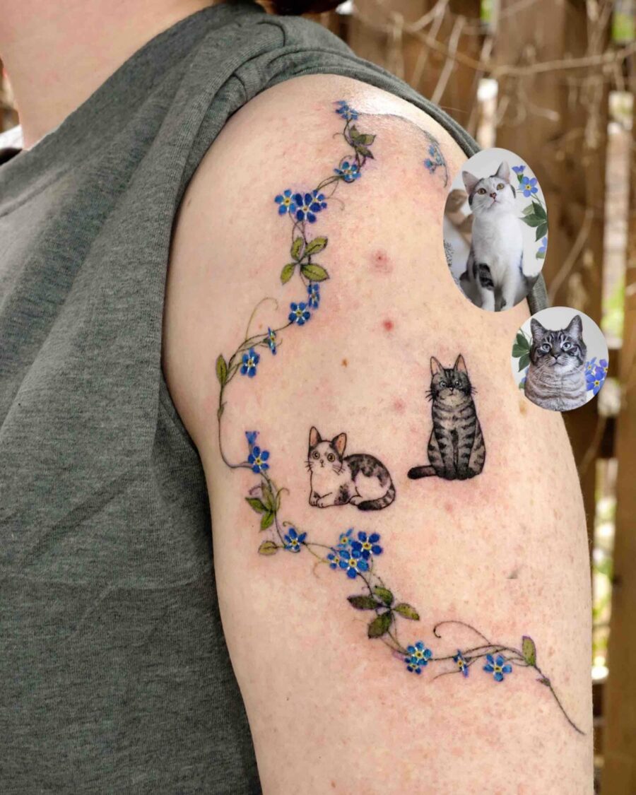 A tribute to beloved feline companions.