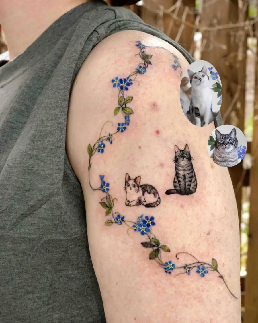 A tribute to beloved feline companions.