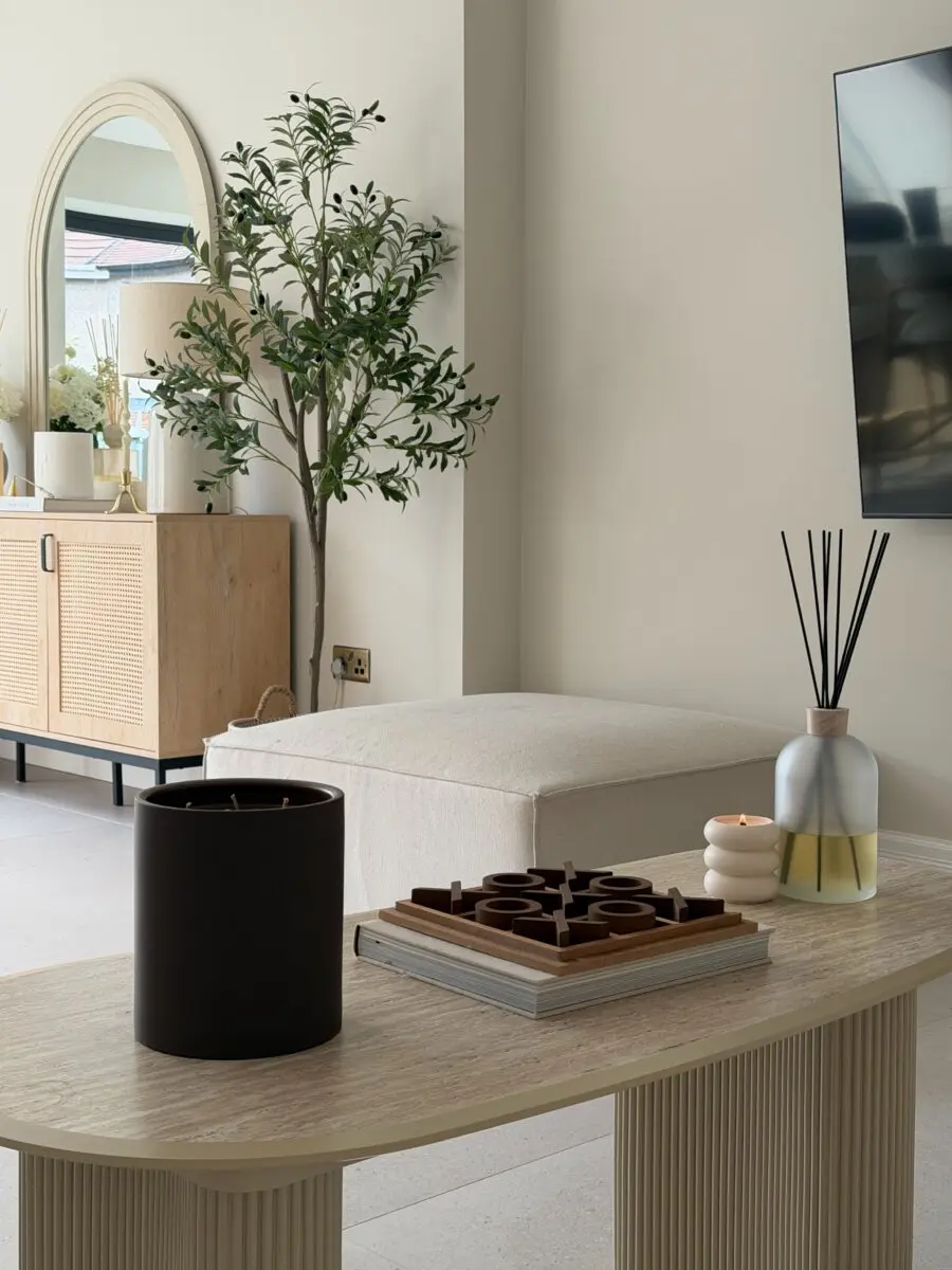 Modern Coffee Table Aesthetic with Unique Accessories