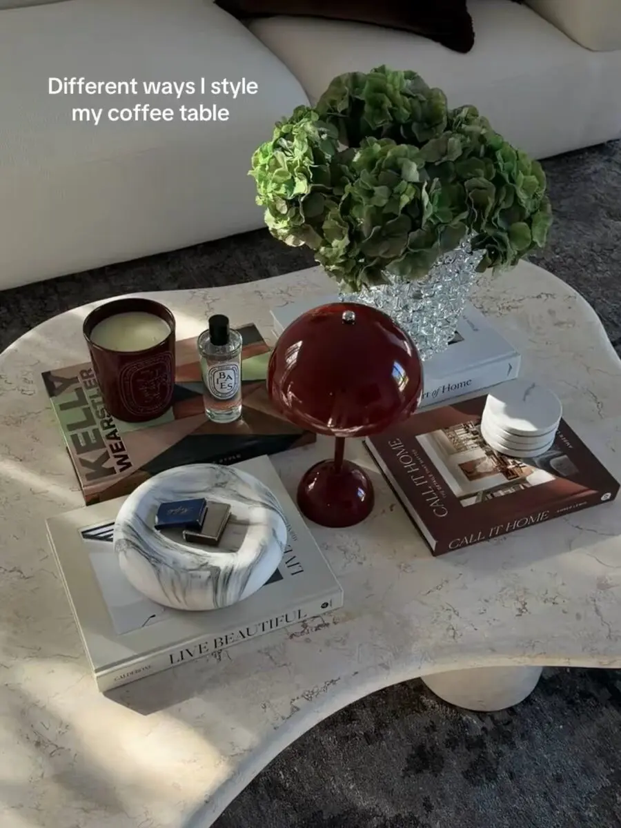 Creative styles for your coffee table decor