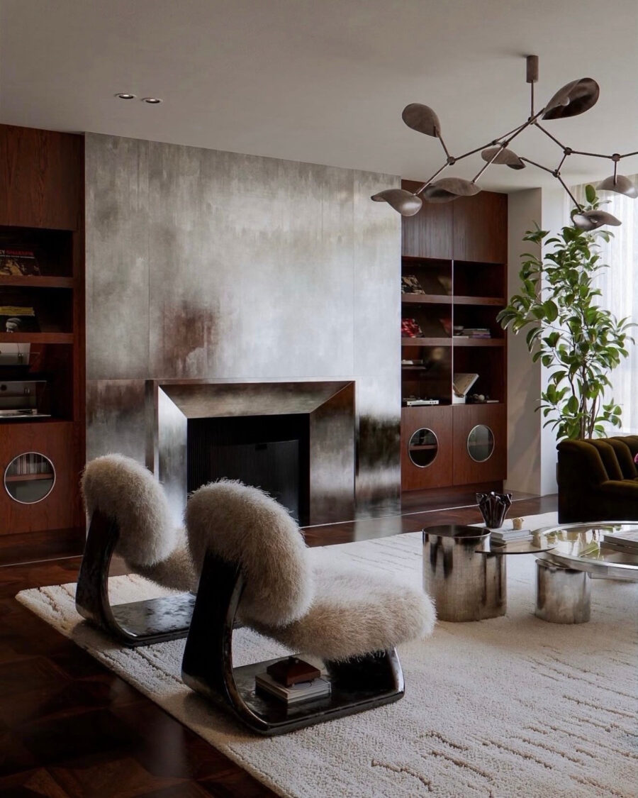 Sleek design meets cozy warmth