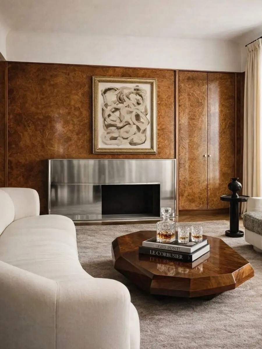 Sleek, Contemporary Living Room Aesthetic