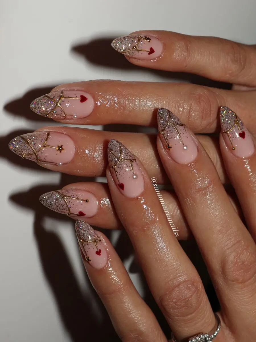 Glamorous New Year’s Eve Nail Art Inspiration