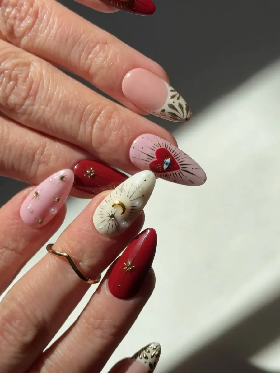Stylish and Festive New Year's Nail Designs