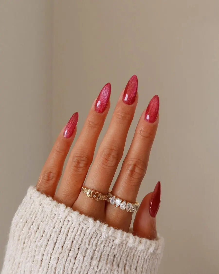 Chic Sparkling Red Glam for New Years
