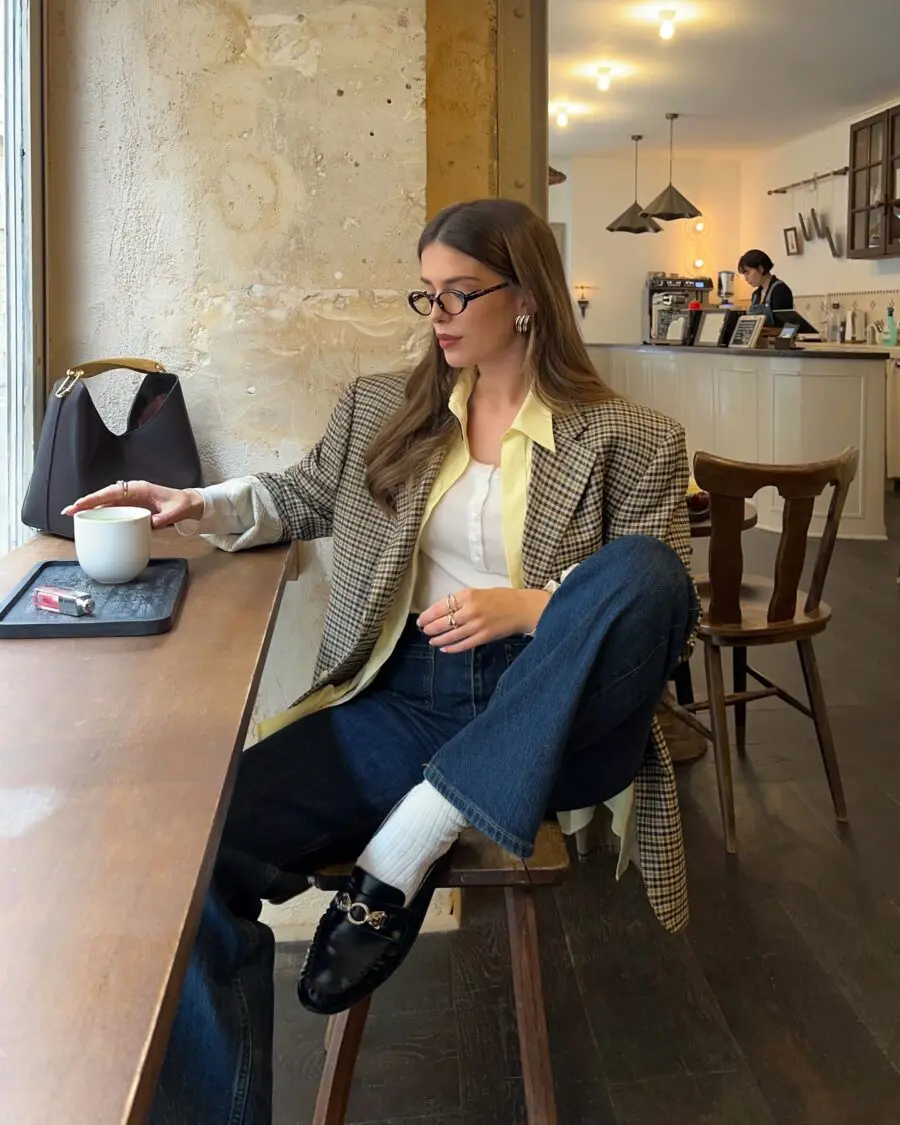 Chic office attire for casual coffee dates
