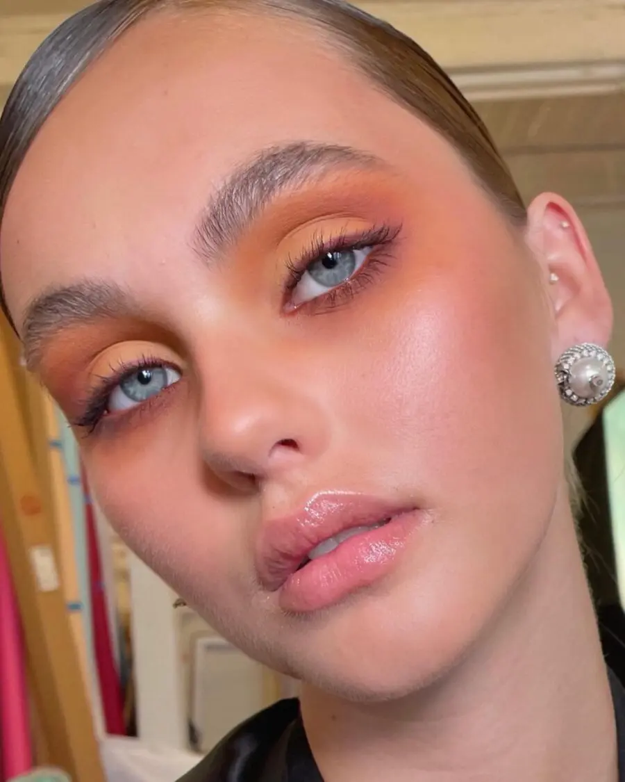 Vibrant orange hues for a fresh look