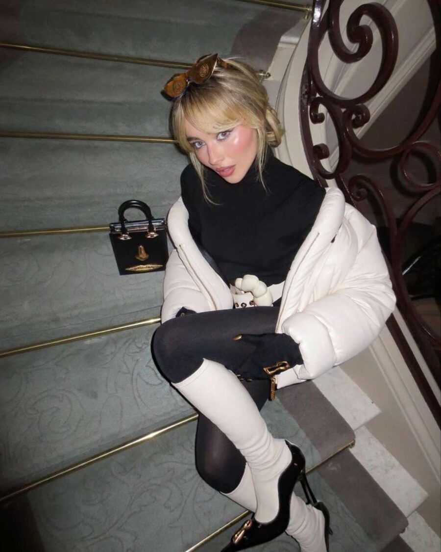 Chic winter look featuring versatile layers