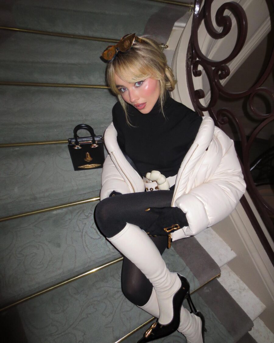 Chic and Cozy Winter Ensemble by Sabrina Carpenter