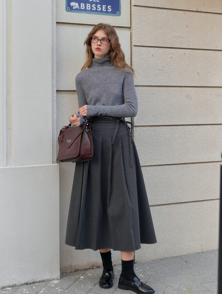 Chic Grey Ensemble for Semi-Formal Occasions