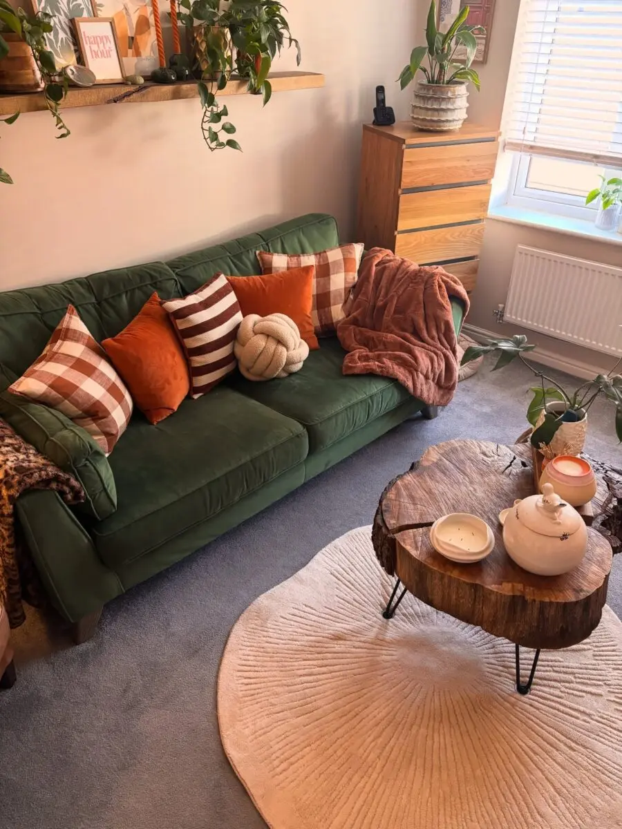 Bohemian Charm in a Cozy Living Room