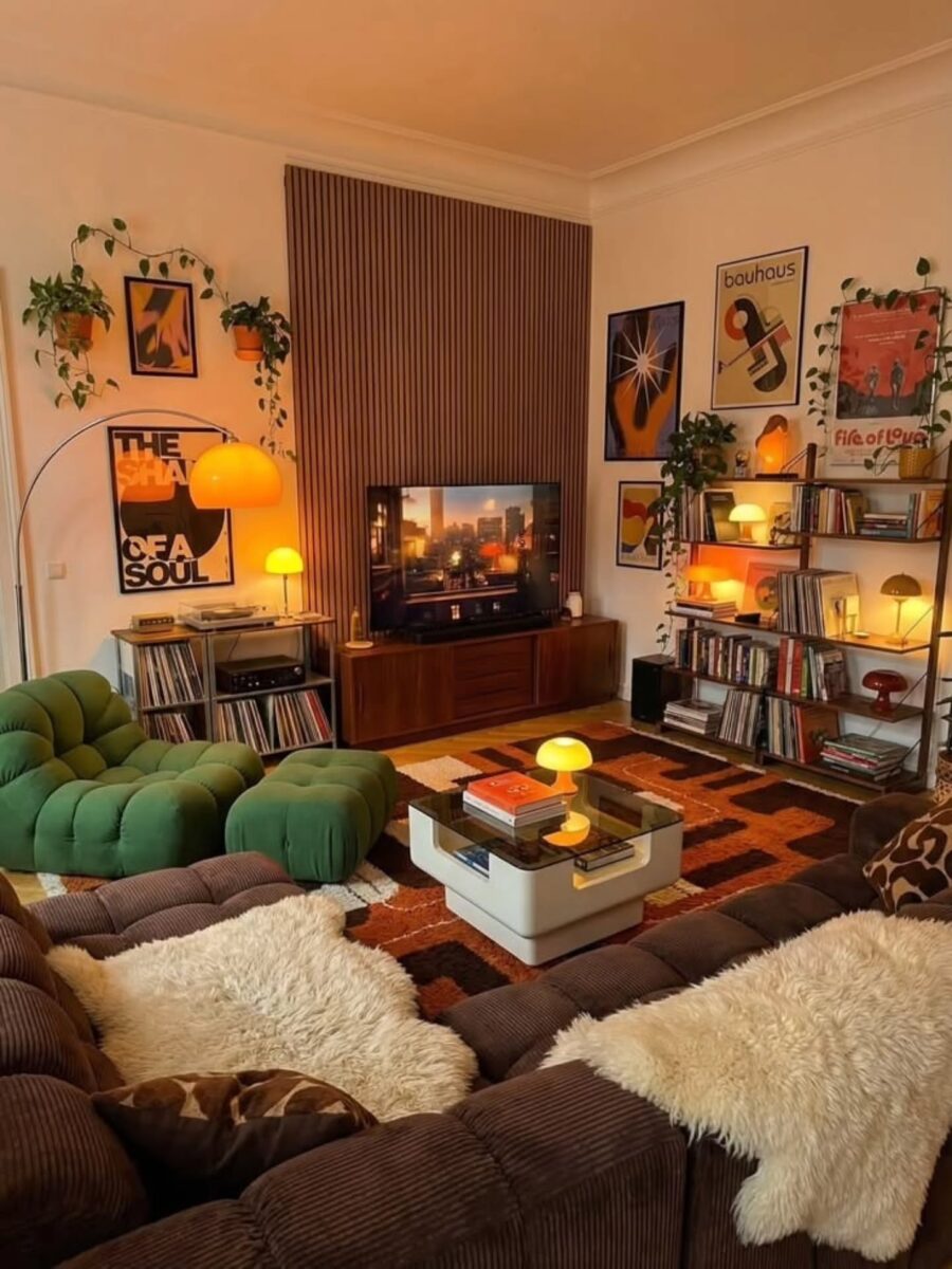 Charming eclectic decor for compact living spaces