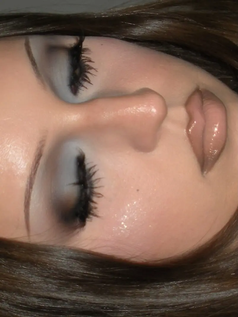Sleek and sultry smokey eye elegance