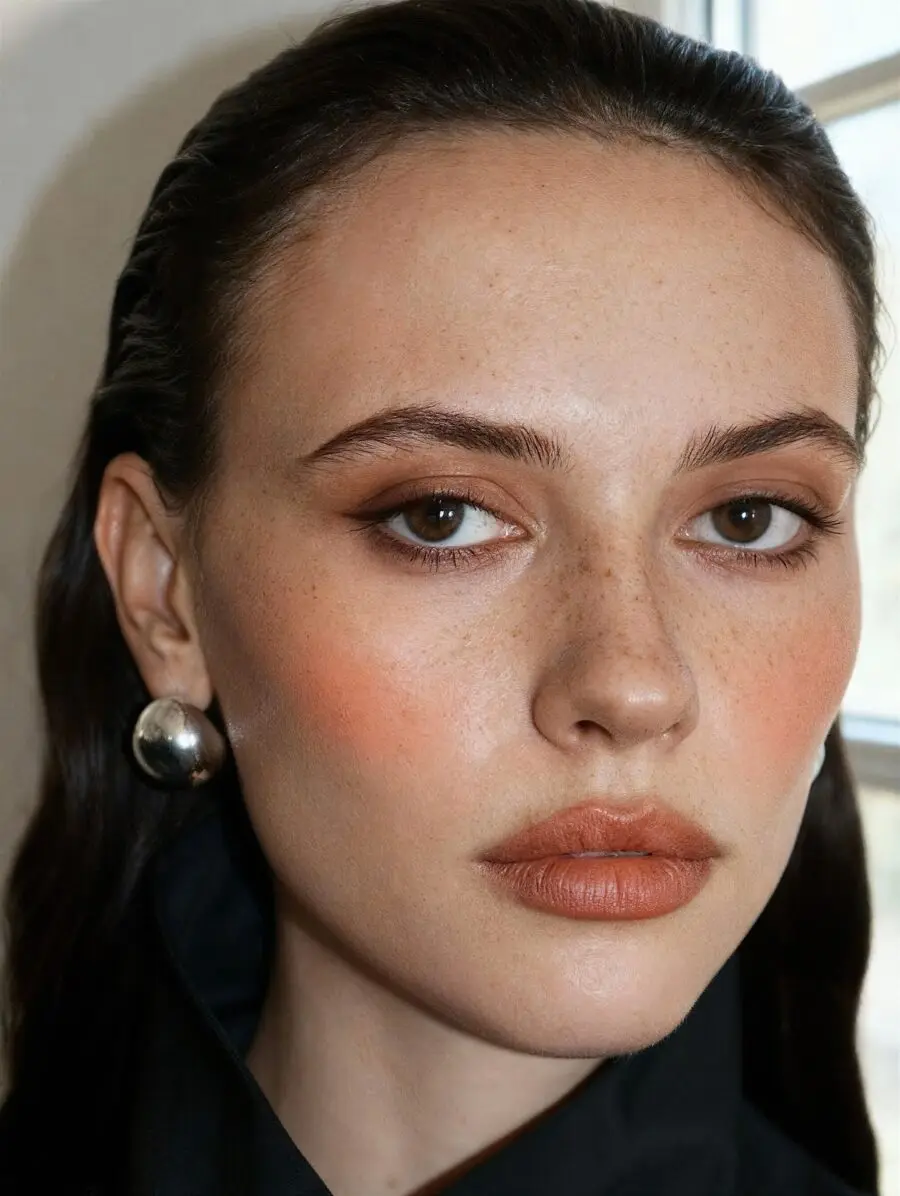 Elegant soft glam emphasizing natural beauty.