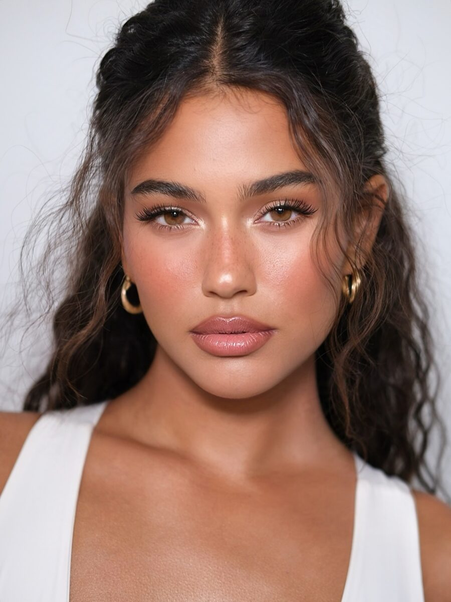 Radiant soft glam makeup for a fresh look