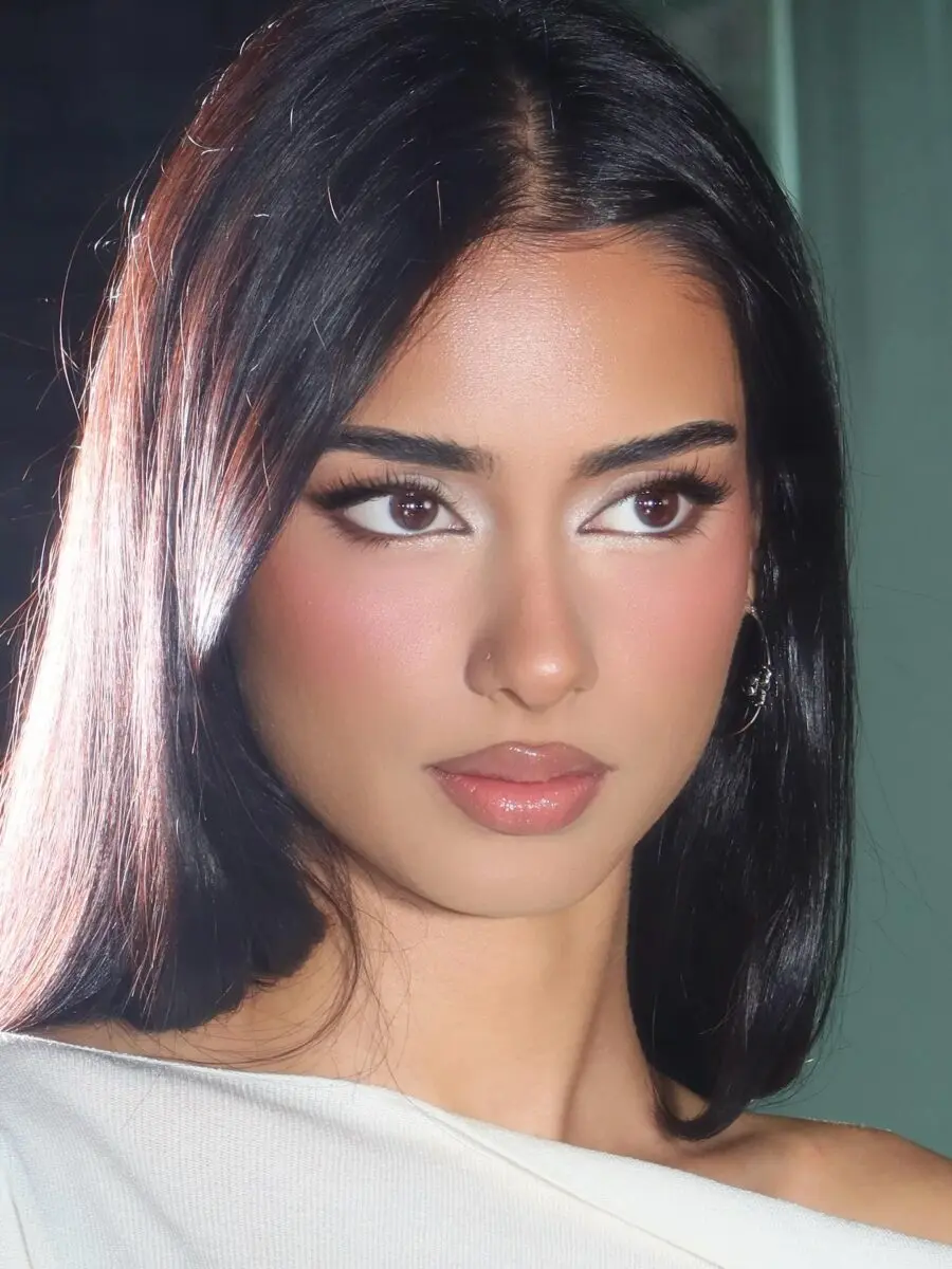 Radiant soft glam look with youthful vibes